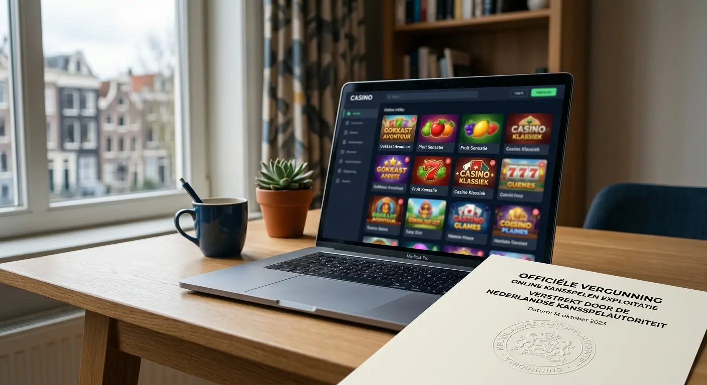 Beste online casino zonder Cruks Nederland 2026 overzicht op laptopscherm